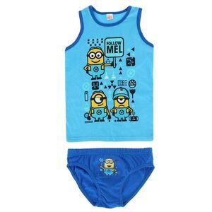 Textiel Trade Boy's Minions Tank and Briefs Underwear Set